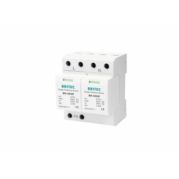 Quality Surge Protective Device SPD Class I Surge Protector Iimp 50KA Arrester wholesale