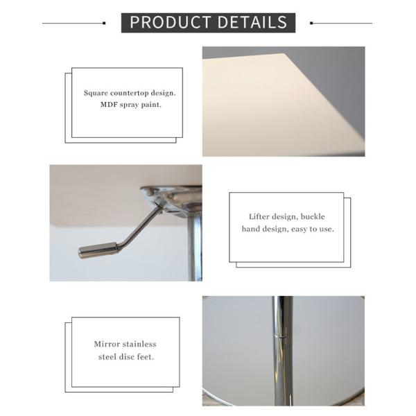 Metal High Bistro Bar Table 200cm 40cm 50cm Nordic Coffee Dining Table