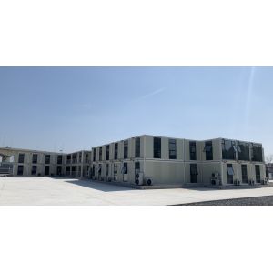 Luxury Green Container Office Easy Install Light Steel Pre Fab Container Hotel