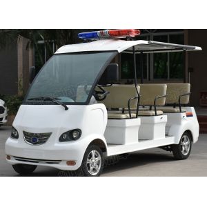Eco Friendly 8 seats 4kW Electric Sightseeing Car With Foldable Sun Shade For