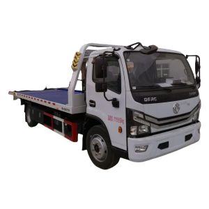 China Factory DFAC DongFeng Heavy Duty 8Ton 10 Ton Tow  Wrecker Truck Flat Bed Recovery Truck Tow Truck With Cheap Price on sale