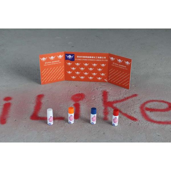 Fluorescent Colorful Temperary Washable spray marking paint Environmental Friendly