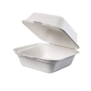 Bagasse Clamshell 20g Biodegradable To Go Food Containers