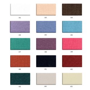 Custom Elastane Garment Cloth Solid 93% Cotton 7% Spandex 40S 220Gsm Knit Slub