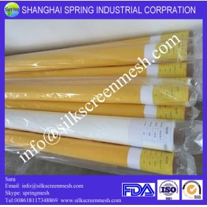 monofilament polyester screen fabric plain weave printing mesh 7t-200t white