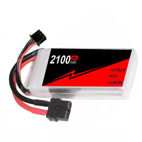 High quality factory price 2100mAh 2S1P 20C LiFePo4 Transmitter lipo battery