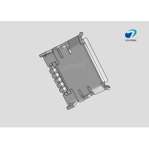 factory price smt micro usb connector 5pin female; LOCK PIN-DIP micro usb connectors