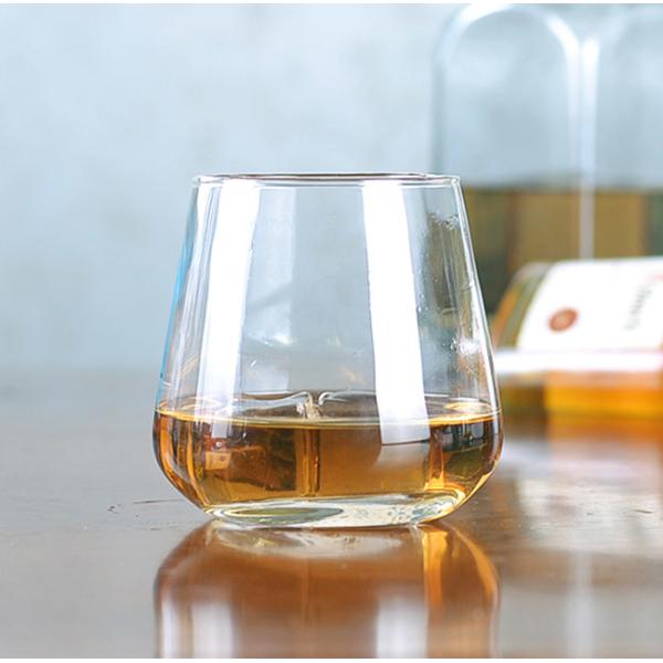 Quality 12oz 360ml Machine Blowing Custom Whiskey Glasses Resisting Shattering wholesale