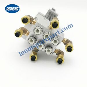 Textile Toyota Loom Spare Parts Main Six Nozzle With Base Yarn Dyed Swing Nozzle