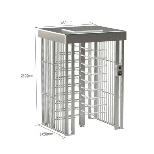 Mechanical Full Height Turnstile , Custom Security Door Turnstile For Museum