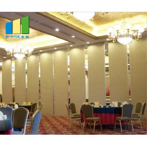 Sliding Door Movable Acoustic MDF Sound Proof Partition Walls For Conference