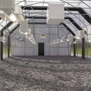30*100Ft High Tunnel Automated Greenhouse Blackout Systems Kit