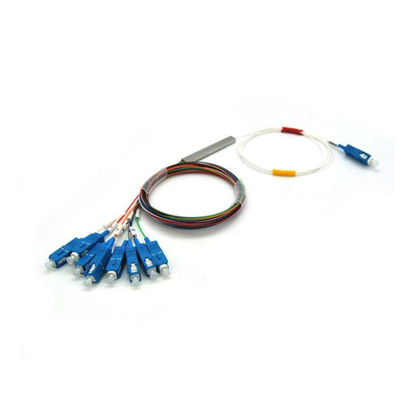 ROHS SC UPC 0.9mm 1x8 Fiber Splitter