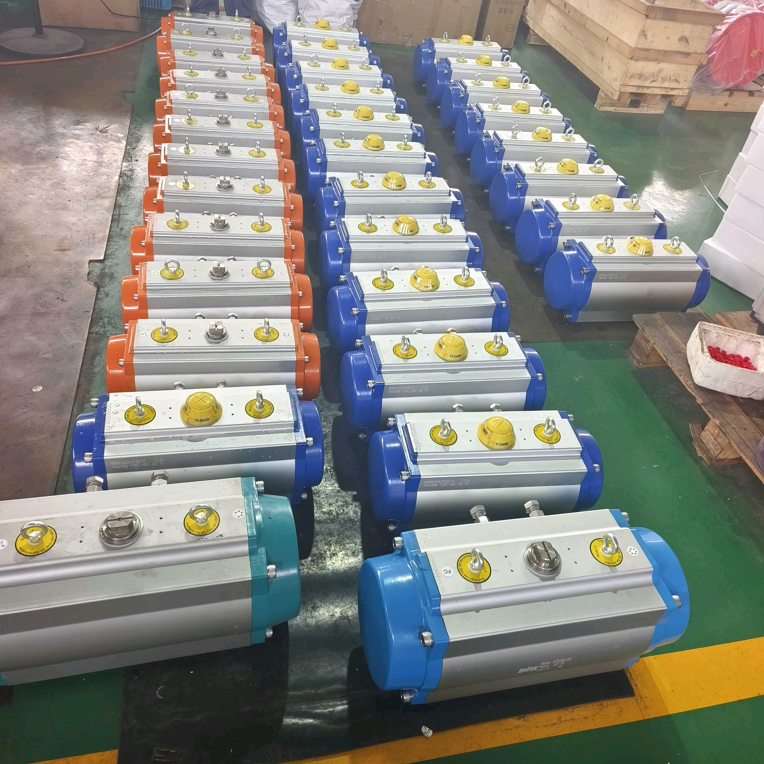 China AT Series Double Action And Single Action Pneumatic Rotary Actuator Control Valves on sale