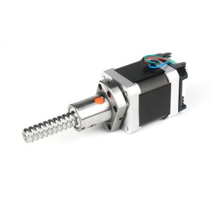 China 2 Phase 5kgCm 1.68A Nema 17 Linear Stepper Motor With Ball Screw Integrated Driver on sale