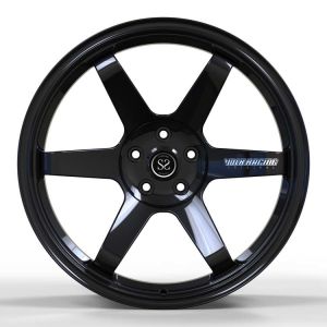 Monoblock Gloss Black 1-Piece Forged Wheels For GTR Staggered 20inch Alloy Car