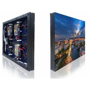 IP65 Waterproof Iron LED Display Cabine Outdoor Building Wall Fixed 6500 Nits