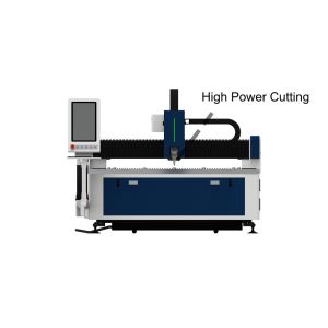QH - 8025F High Power Single Platform Open Type Sheet Metal Laser Cutting Machine