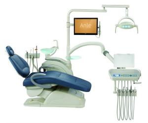 China AL-388SC Advanced Dental Chair Unit Low Mounted With Switch LED Lamp on sale