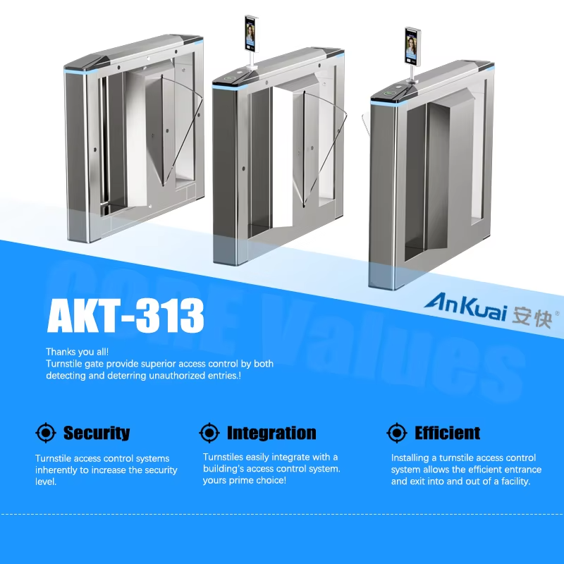Ultra-Secure Durable Speed Flap Barrier: Card-Scan Metro Flap Gates