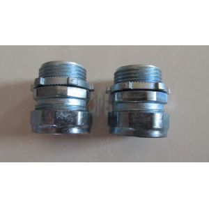 EMT Conduit And Fittings NPT Thread Zinc EMT Compression Connectors