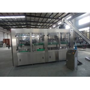China PET Plastic Glass 3 In 1 Monobloc Sparkling Water Wine Bottling Machine / Equipment / Line / Plant / System on sale