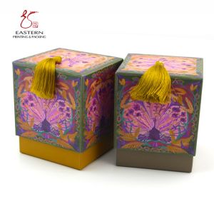 Candle Packaging Box With Tassel Lid