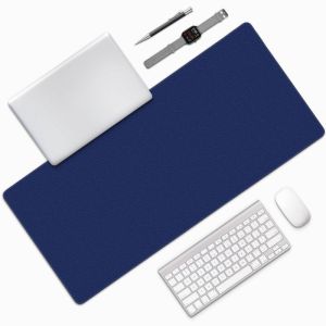 Computer Accessories XXL Rubber Base Desk Mat with Stitched Edges Keyboard Mouse