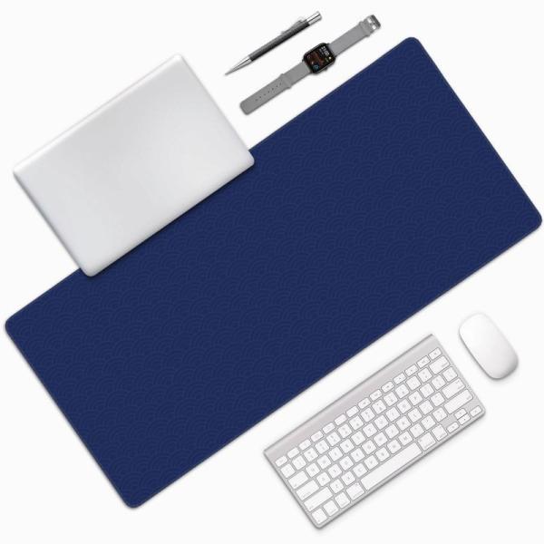 Computer Accessories XXL Rubber Base Desk Mat with Stitched Edges Keyboard Mouse