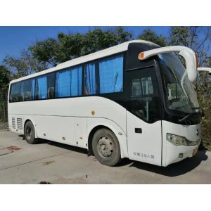 White Color 2nd Hand Bus Good Condition 2010 Year 39 Seats Yutong 6908 Model