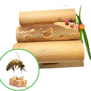 Cushioning Sheet 80gsm Honeycomb Craft Paper Wrapping Glass Wine
