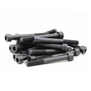 China Cylindrical Head Half Threads Hexagon Socket Head Screws Black Zinc on sale