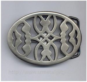 China Hollow designer metal belt buckle for men belt 38-42mm, zinc alloy,antique nickel plated, on sale
