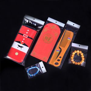 Custom clear sealed self plastic Self-adhesive seal cardboard header opp bag