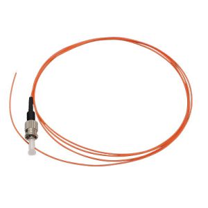Orange OM1/OM2 Fiber Optic Pigtail Splicing , Multimode St Pigtails