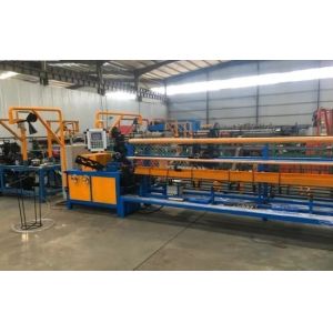 Cheap Fully Automatic Diamond Wire Mesh Chain Link Fence Netting Making Machine for sale