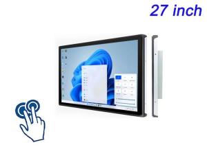 27-Inch Windows Touch Embedded Screen for Trade Shows, Interactive Advertising, High-End Retail Applications, and Command Systems