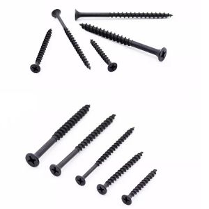 C1022A Metric Black Countersunk Head Drywall Screw for Heavy Industry Installati