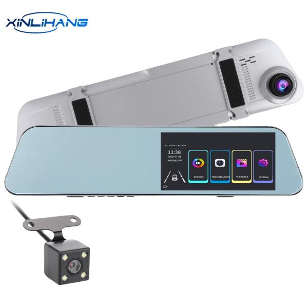 Vehicle Dual Lens Blackbox DVR Full HD 1080P Car Camera Rearview Mirror