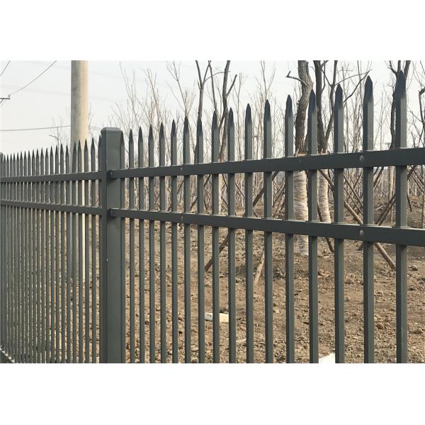 Quality Hercules Steel Fence1.8m X 2.4m Ornamental Welded Metal Fence Panels with Black Color PVC coated wholesale