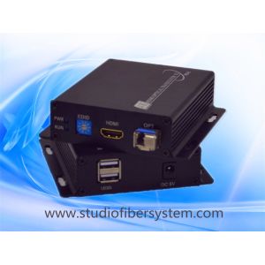 4K KVM fiber optic extender for 1ch 4K/2K HDMI&USB keyboard&mouse signal or