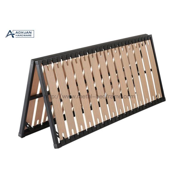 Quality Modern Foldable Platform Bed Frame , Double Bed Frame With Slatted Bed Base wholesale