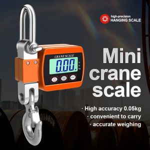 LCD Display Portable Mini Crane Scale 500KG Capacity Hanging Weighing Scale with