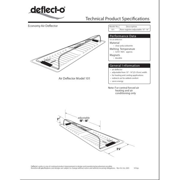 Quality Wall Register Air Deflector With Adjustable Venting Hood 10'' X 14'' wholesale