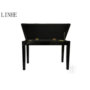 Classical flower cloth piano bench Lifting piano chair Double curved adjustable