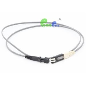 MTRJ - VF45 OM2 Fiber Optic Patch Cord 5 Meters LSZH Beige PC To PC Polish