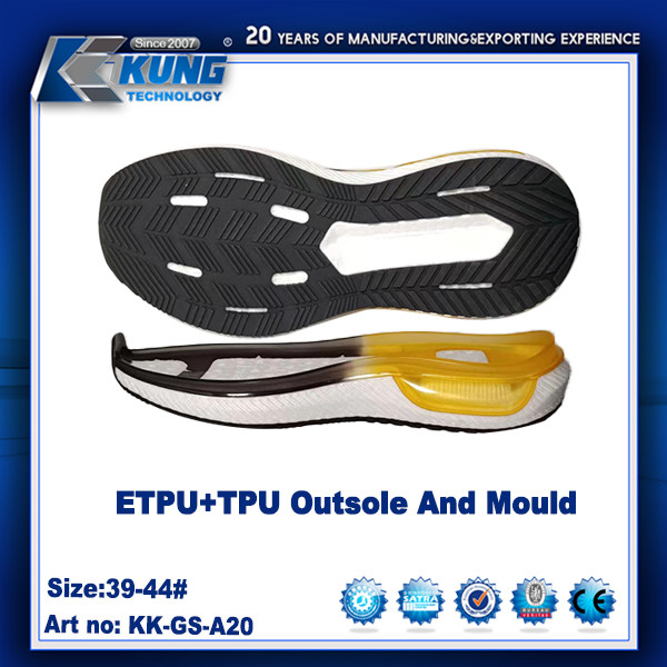 TPU / ETPU Rubber EVA Outer Sole Customized Nontoxic Sneaker Outsole