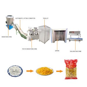 China Automatic Macaroni Pasta Extruder Production Line on sale