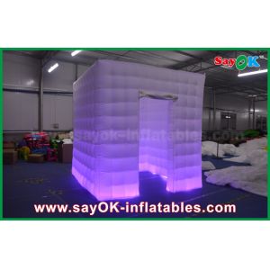 Photo Booth Decorations White One Door Inflatable PhotoBooth Cabinet Enclosed