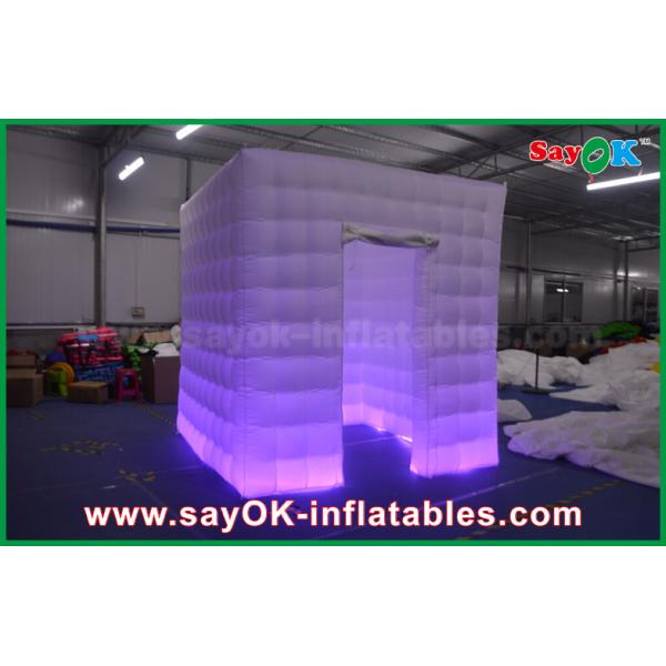 Photo Booth Decorations White One Door Inflatable PhotoBooth Cabinet Enclosed